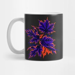 Leaves - Blue/Orange Mug